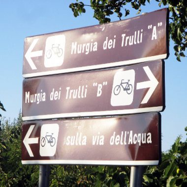 In bicicletta al fresco del mattino